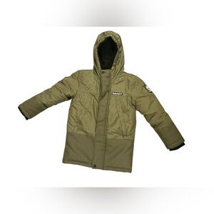 Boys timberland winter parka jacket size large (6)
